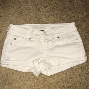 white american eagle jean shorts